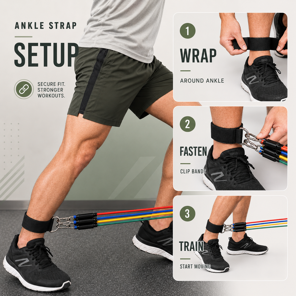11-Piece Resistance Band Set