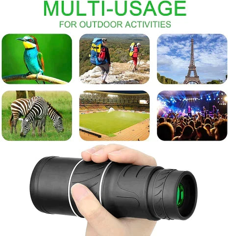 16X52 Dual Focus Monocular Optical Zoom Telescope