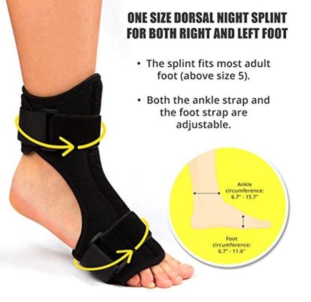 Adjustable and Lightweight Ankle and Foot Support Brace