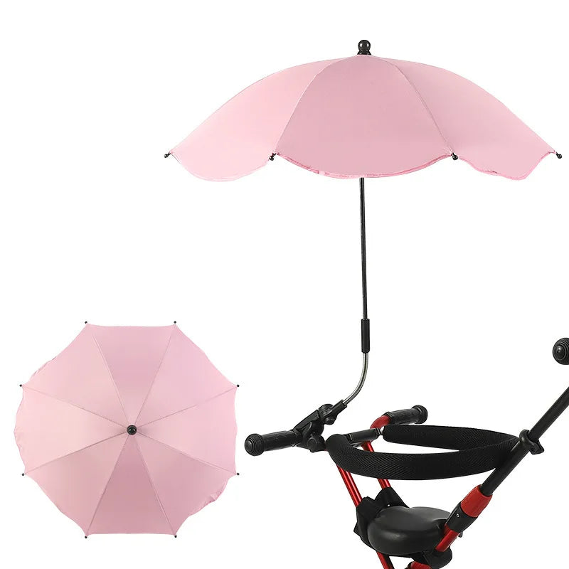 Adjustable Baby Stroller Umbrella - UV Sunshade Parasol