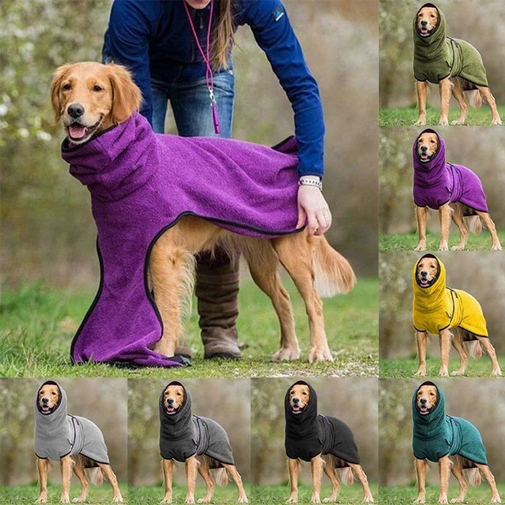 Adjustable Pet Bathrobe