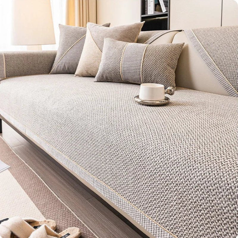 All-Season Anti-Slip Cotton Linen Sofa Cover