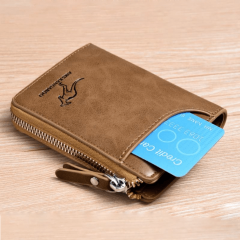 Anti-Theft Leather Wallet
