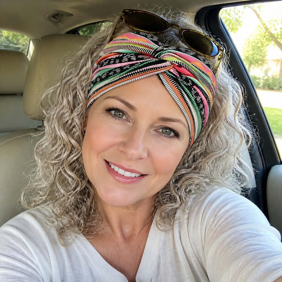 Boho Print Wide Headband