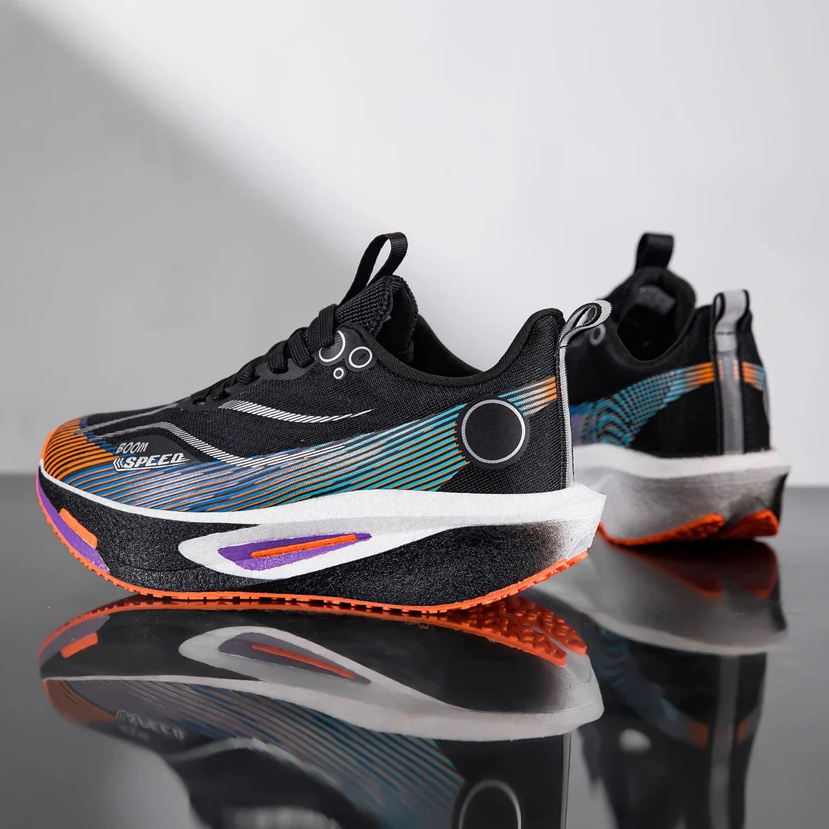 Breathable Carbon Plate Running Shoes