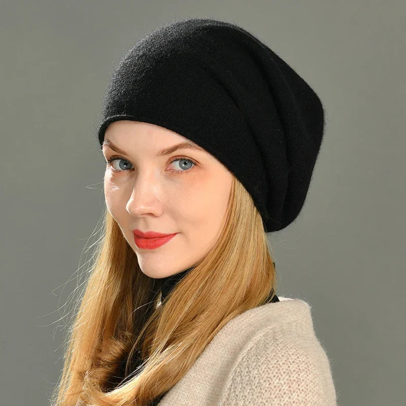 Cashmere and Wool Beanie