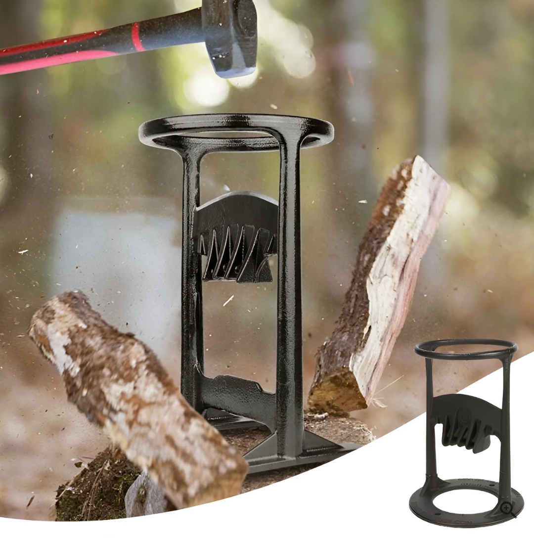Cast Iron Wood Splitter for Home and Cabin