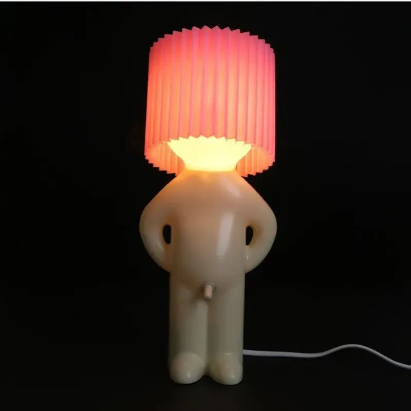 Charming Small Decorative LED Boy Lamp
