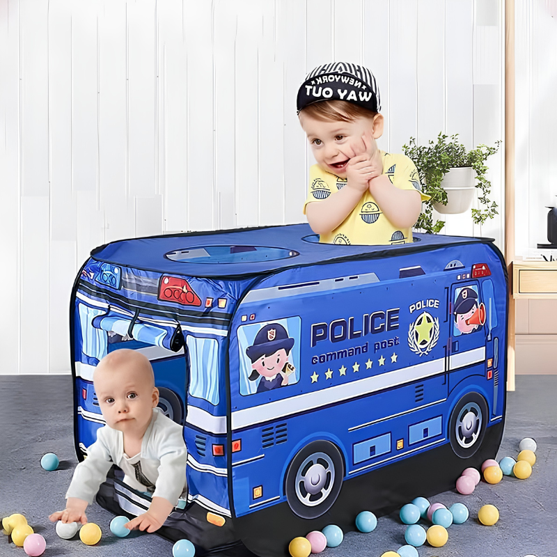 Children's Foldable Vehicle-Shaped Play Tent
