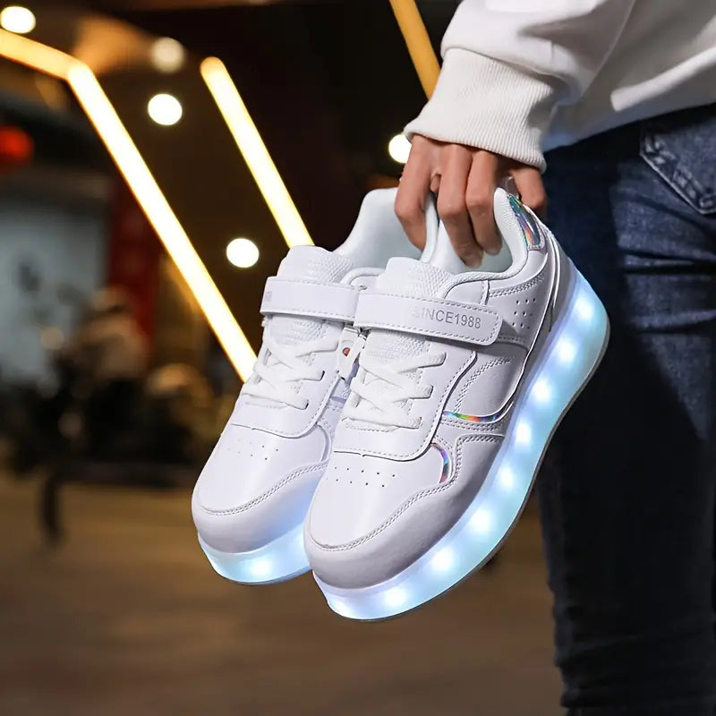 Children's Light-Up Roller Shoes