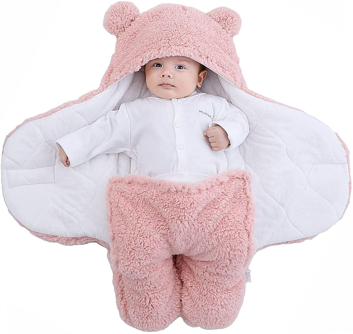 Children's Sleeping Bag – Winter Teddy Bear Fleece Blanket