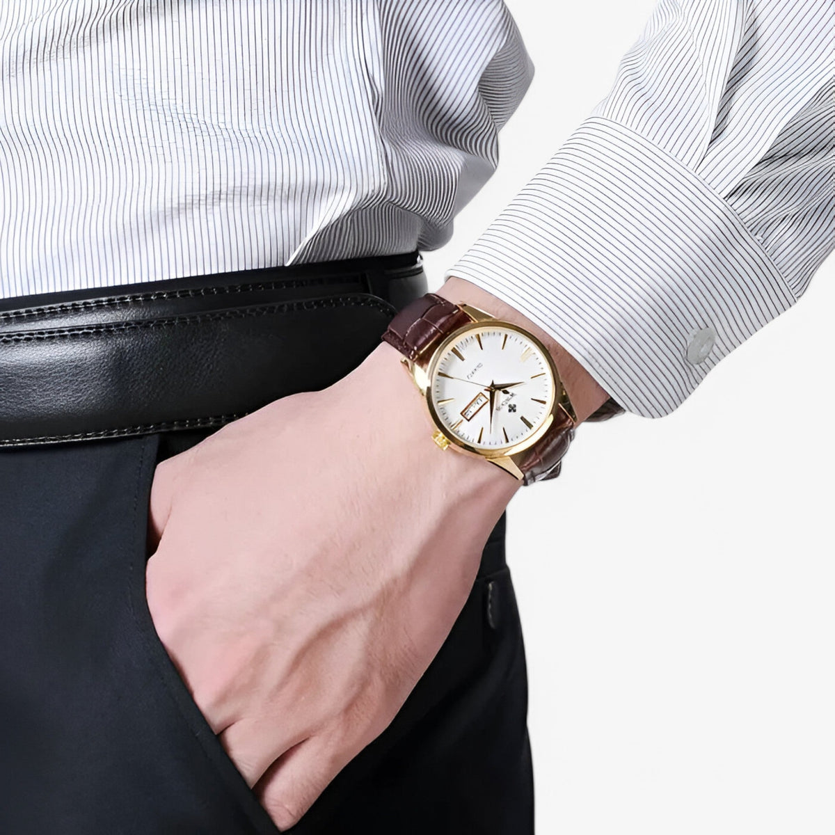 Classic Luxury Leather Watch