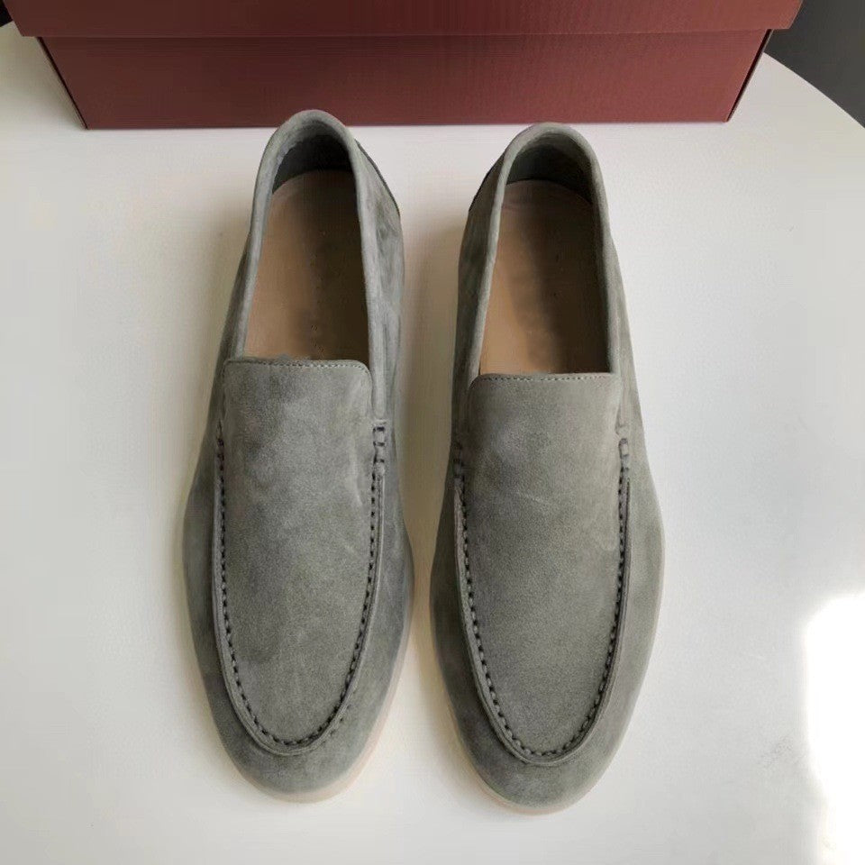 Classic Men's Suede Loafers - Autumn Edition