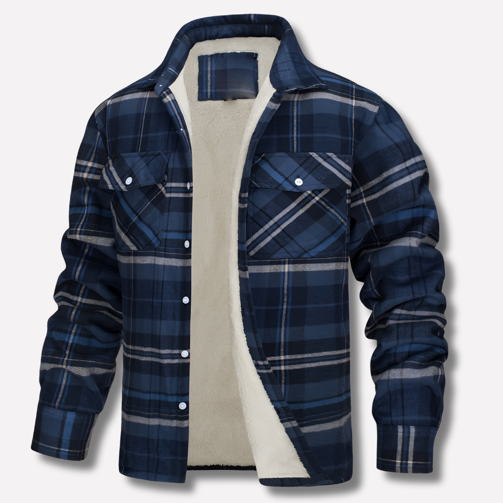 Cotton Plaid Lumberjack Flannel Shirt