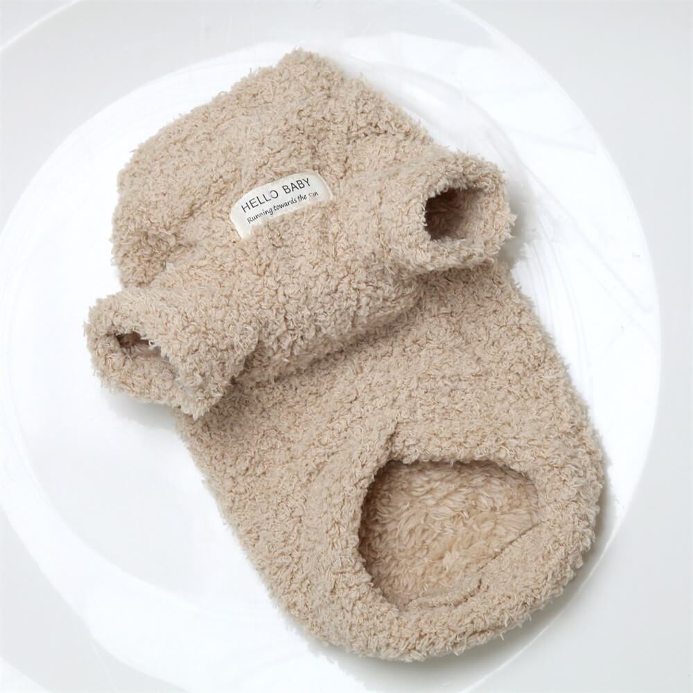 Cozy and Soft Fleece Dog Sweater - Perfect for Cold-Weather Comfort