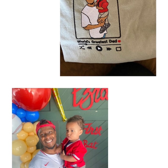 Custom Embroidered Portrait Sweatshirt