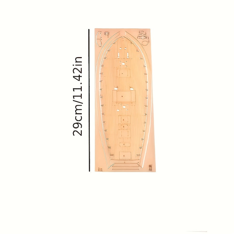 Detailed Wooden Sailing Ship Model