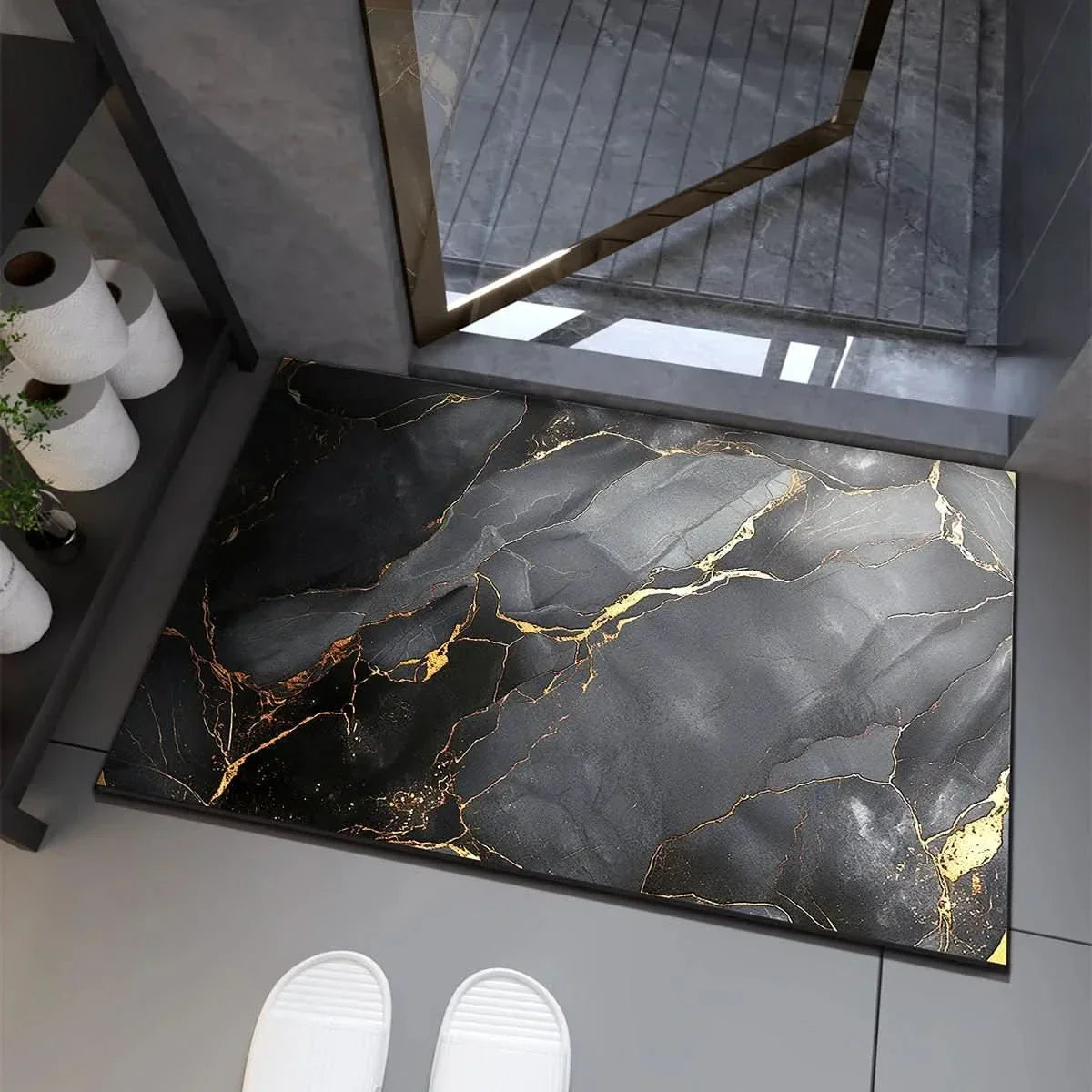 Diatom Mud Bath Mat - Absorbent & Non-Slip