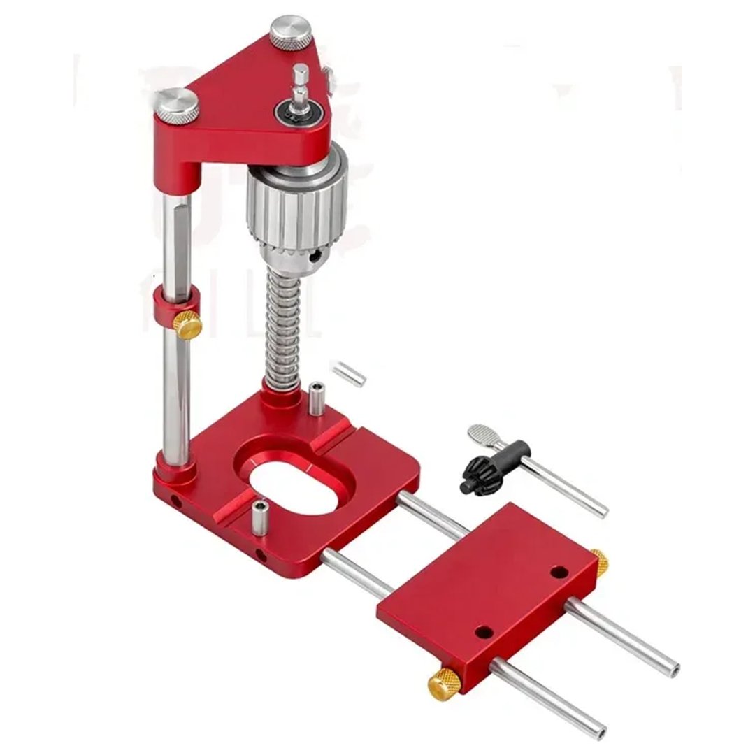 Drill Guide for Portable Drills - Portable and Adjustable Woodworking Jig