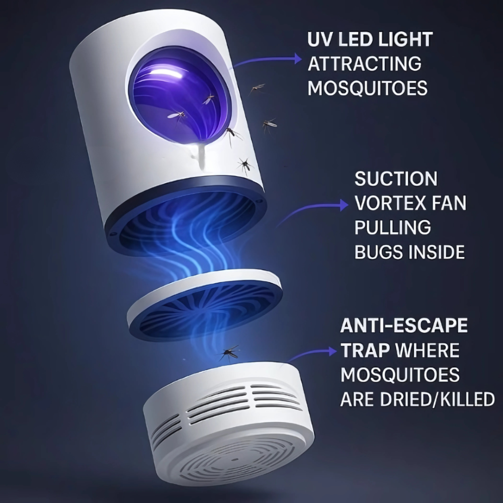 Electric Mosquito Lamp and UV Light Insect Trap