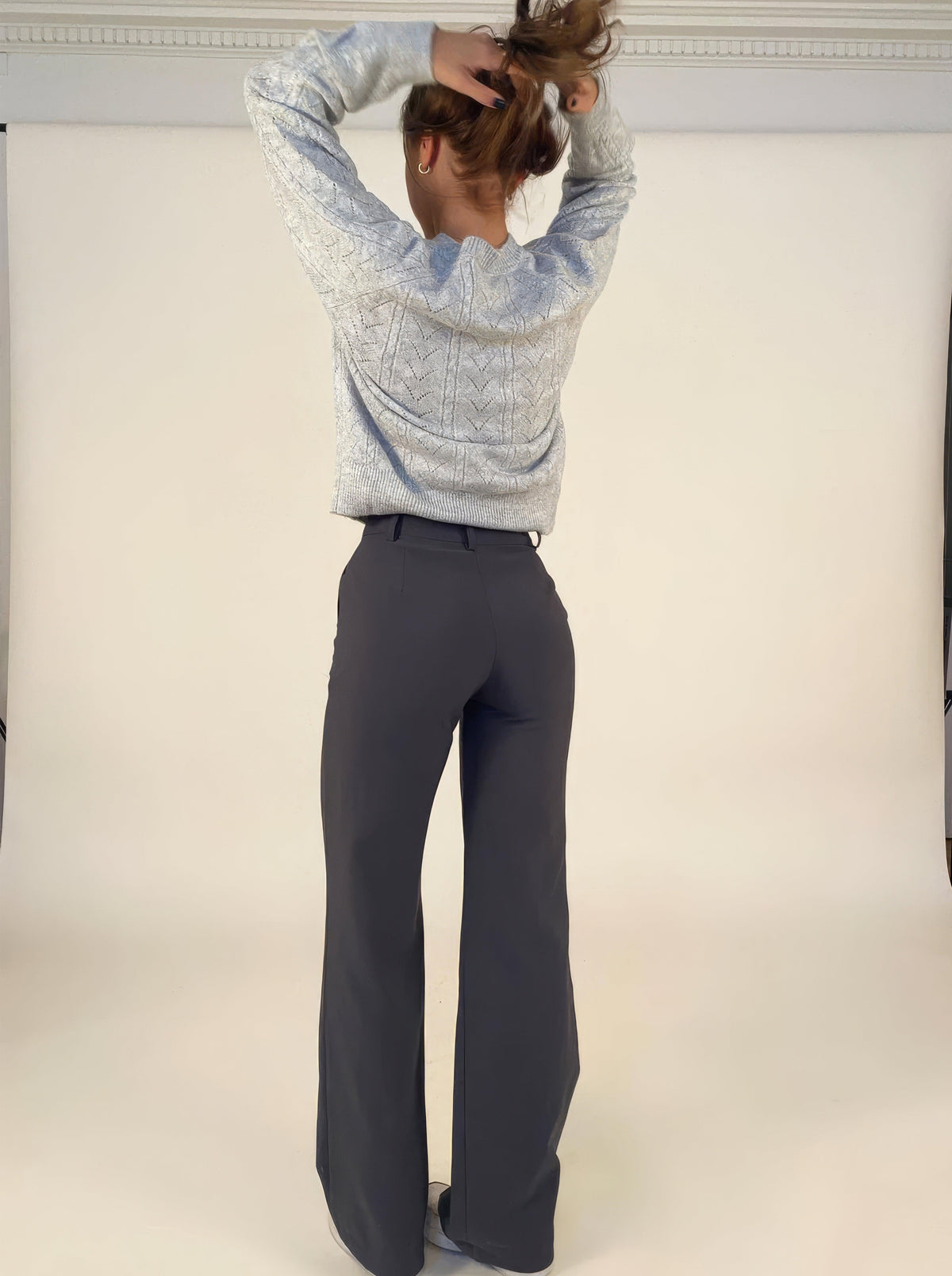 Elegant High-Waisted Wide-Leg Trousers