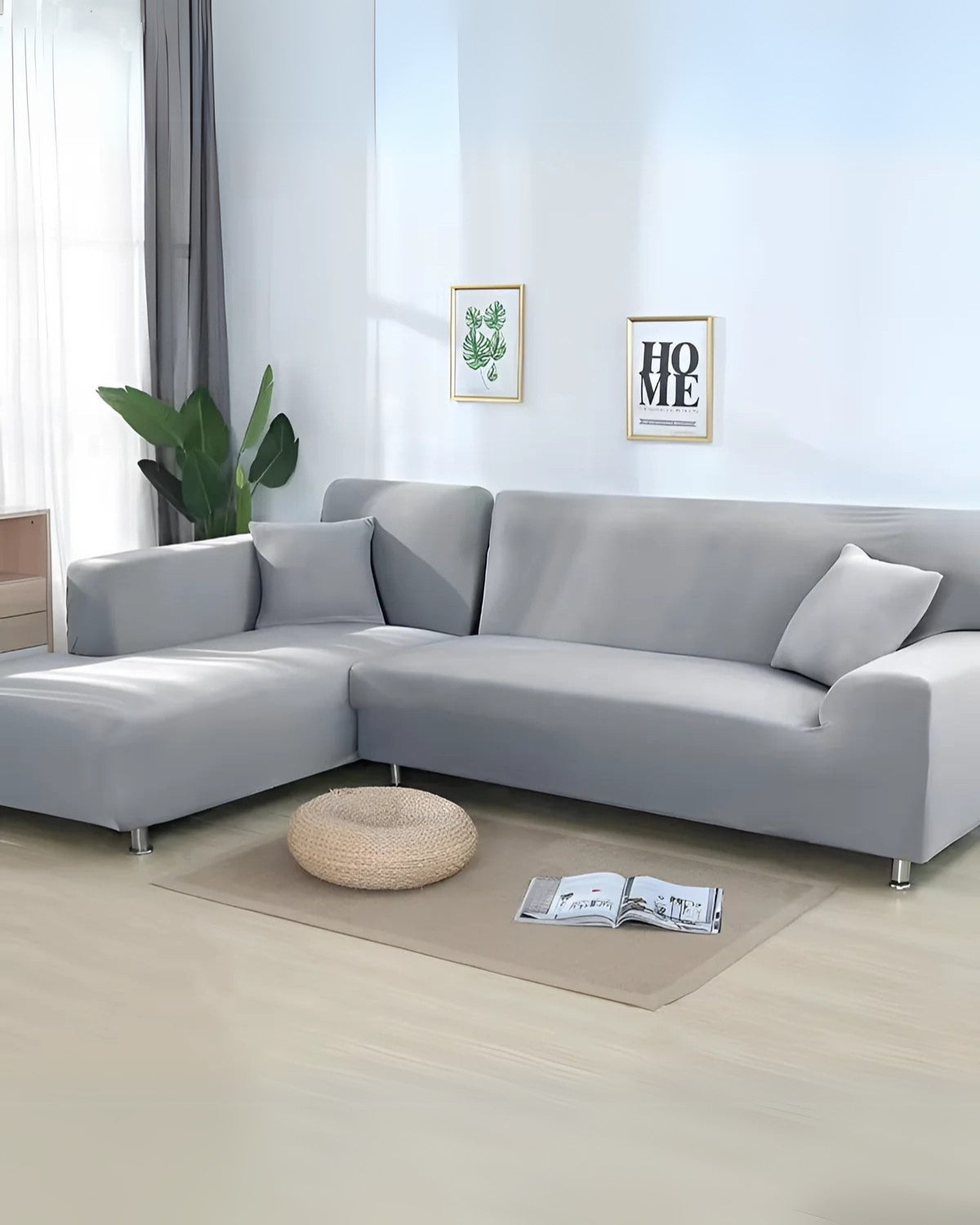 Elegant Modular Sofa Covers with Flexible Fit for Corner and Sectional Sofas