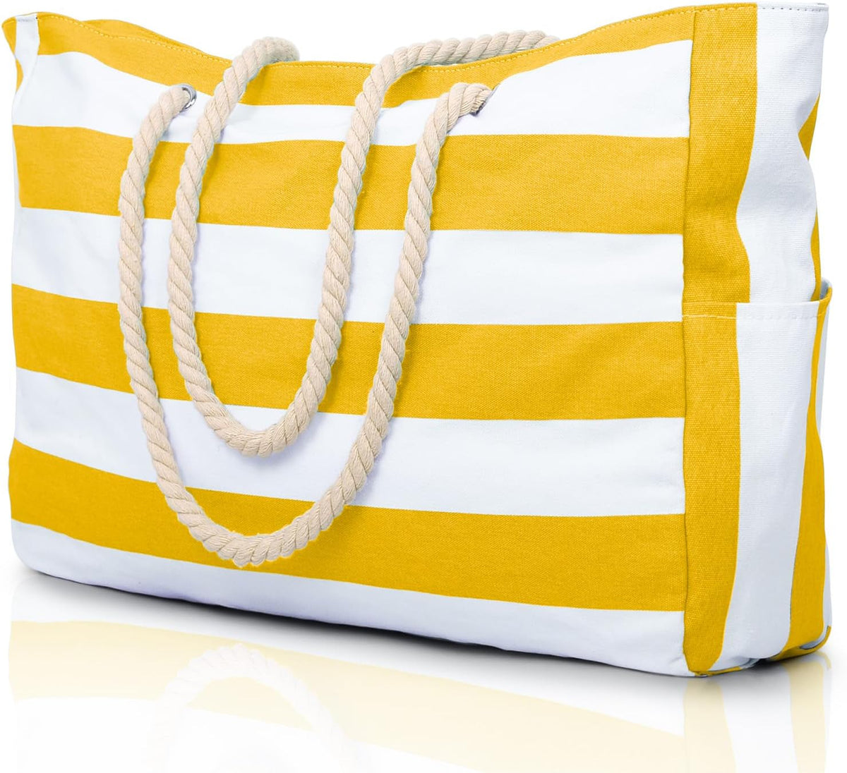 Extra Large Waterproof Beach Bag with Pockets for the Weekend