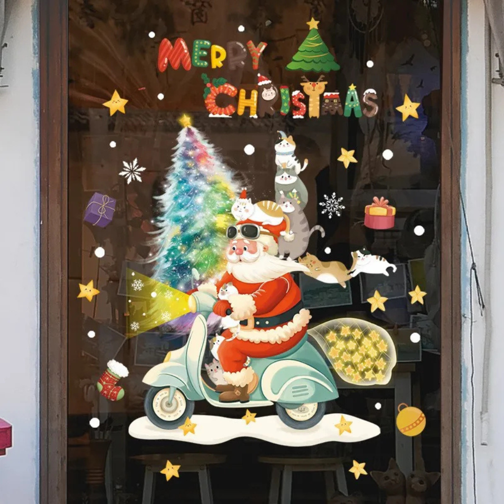 Festive Decorative Window Stickers