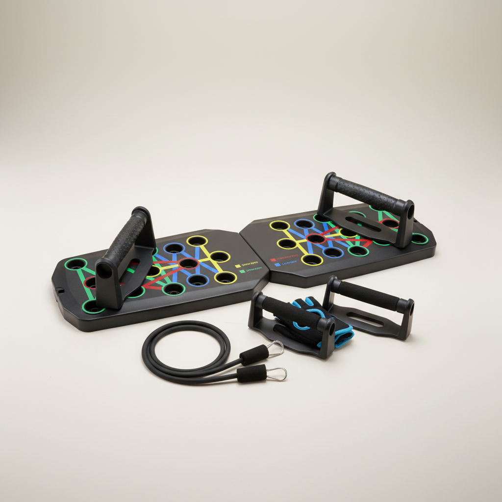 Foldable Push-Up Board System