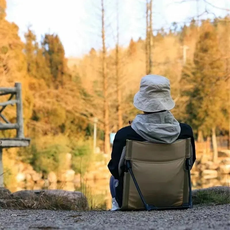 Folding Beach Chair - Sit Comfortably on the Grass or at the Beach