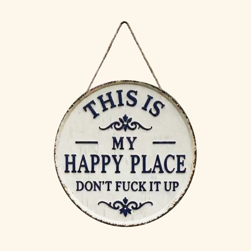 Funny Garden and Door Sign