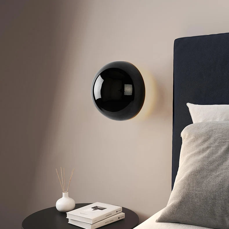 Globe Glass Wall Sconce - Elegant LED Wall Light - Modern Lighting Fixture