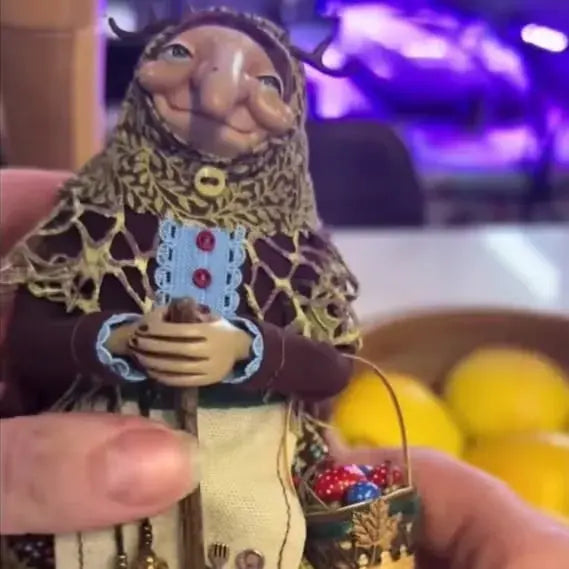 Handmade Kitchen Witch – Brings Luck and Protects Your Home