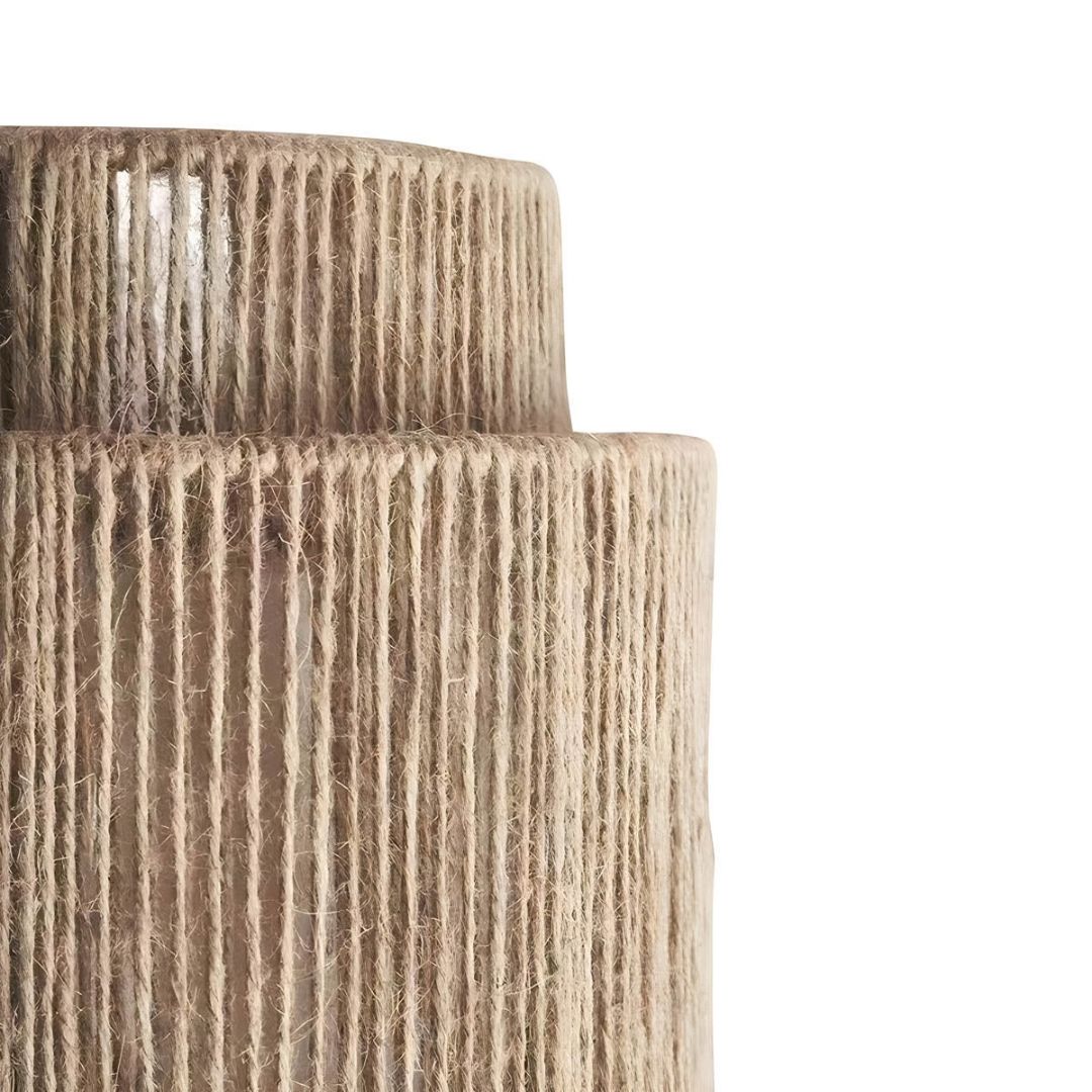 Handmade Rope Wall Sconce – Warm Ambient Wall Light for Cozy Living Rooms