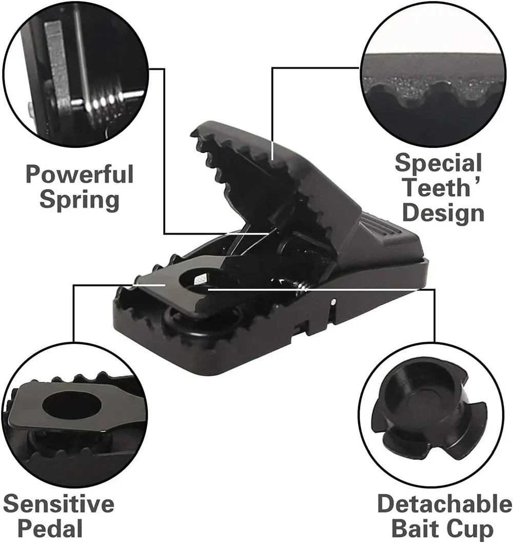 Heavy-Duty Mouse Traps (Pack of 6)