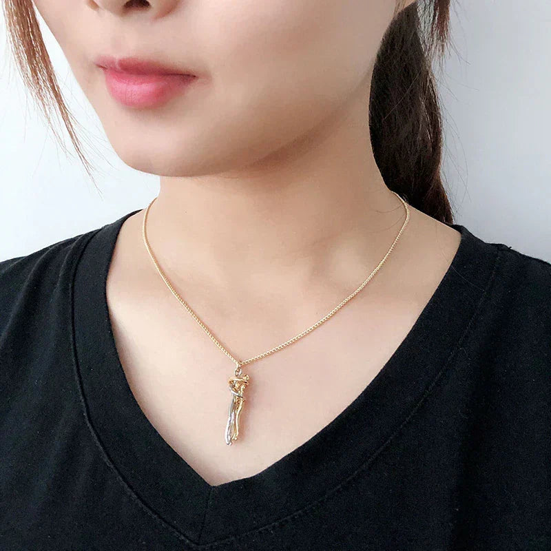 Hug Pendant Necklace