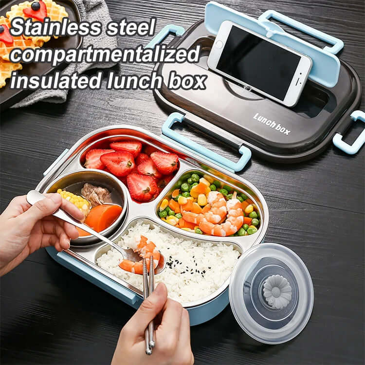 Insulated Stainless Steel Lunch Box (1400 ml)