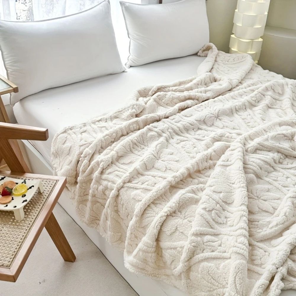 Jacquard Weave Fleece Blanket