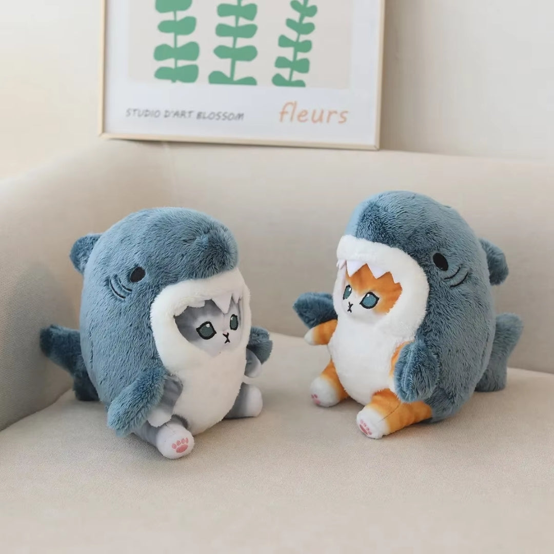 Kawaii Plush Toy - Shark Cat Plush Toy with Cute Design