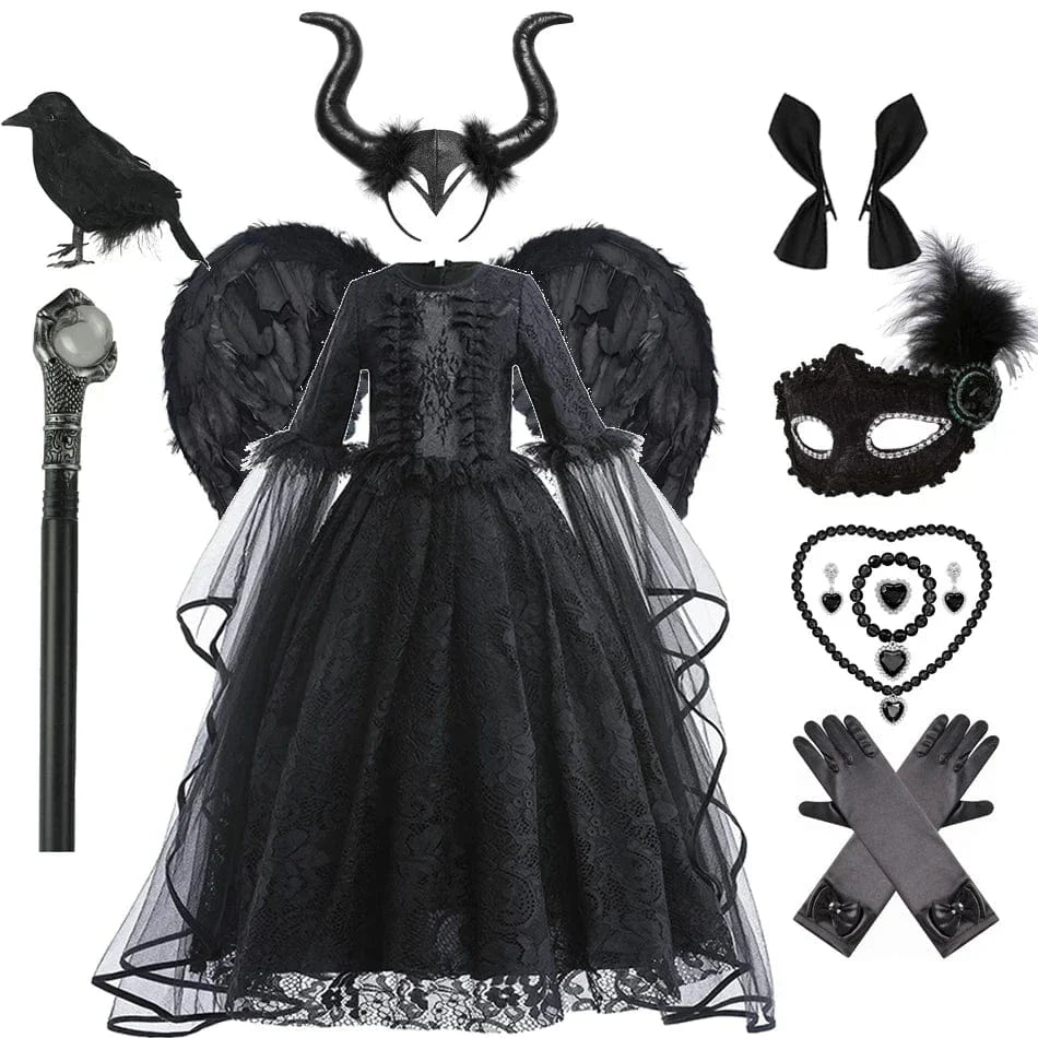 Kids' Maleficent Dress - Halloween Costume