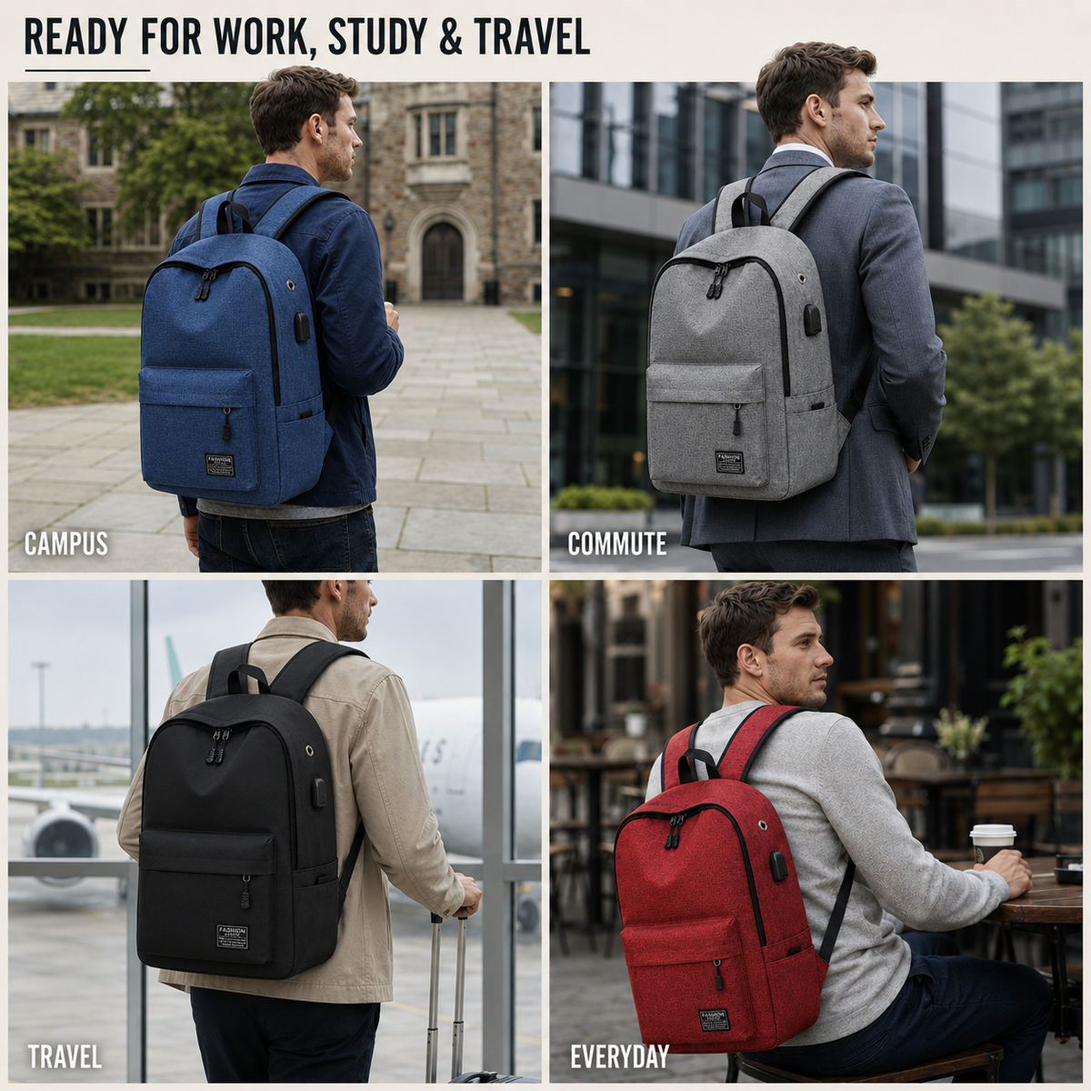 Large Capacity Minimalist Backpack