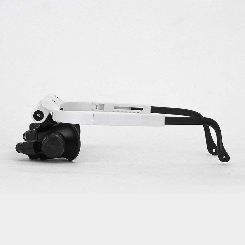 LED Headband Magnifying Glass Optical Lens Tool
