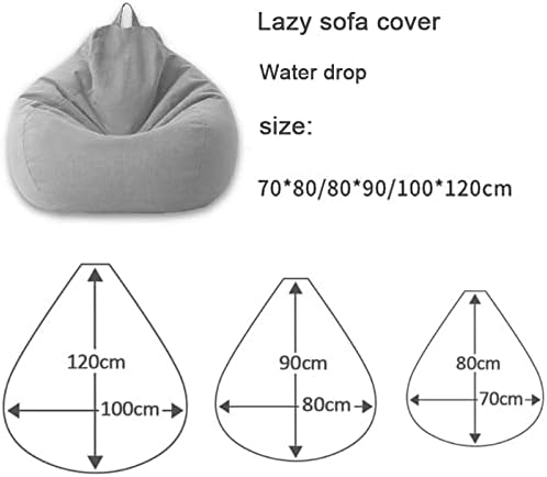 Luxury Linen Bean Bag Chair – Ergonomic & Stylish Comfortable Seating