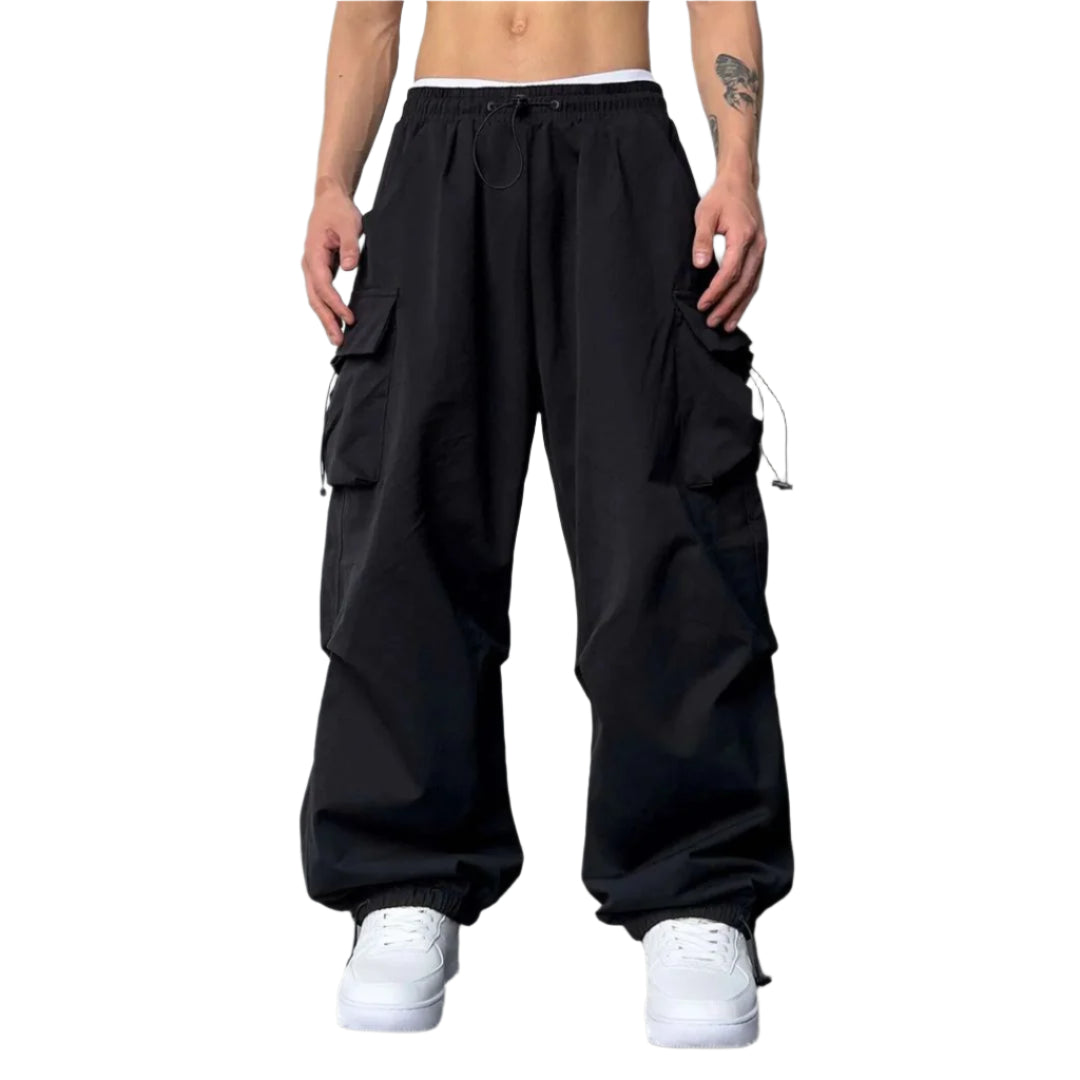 Men's Cargo Joggers with Adjustable Waist for Optimal Comfort