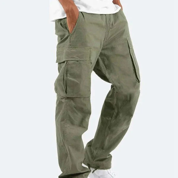 Men's Cargo Pants - Flexible Design for Comfort and Style