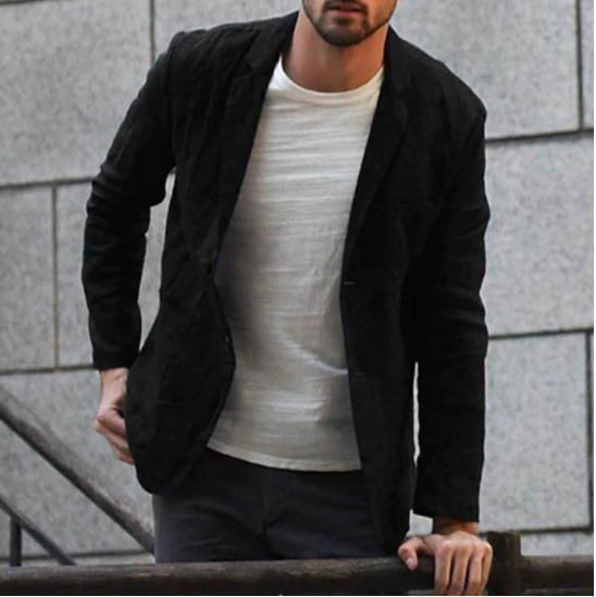 Men's Casual Single-Breasted Blazer