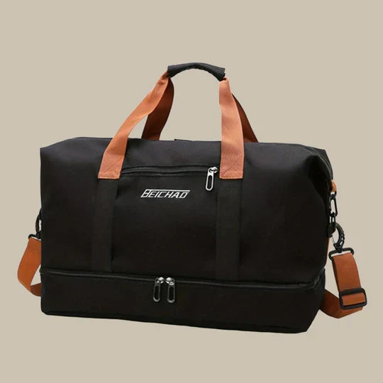 Men's Duffle Gym Bag with Shoe Compartment