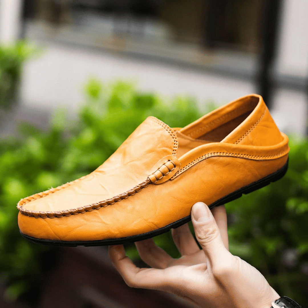 Men's Italian Slip-On Moccasins