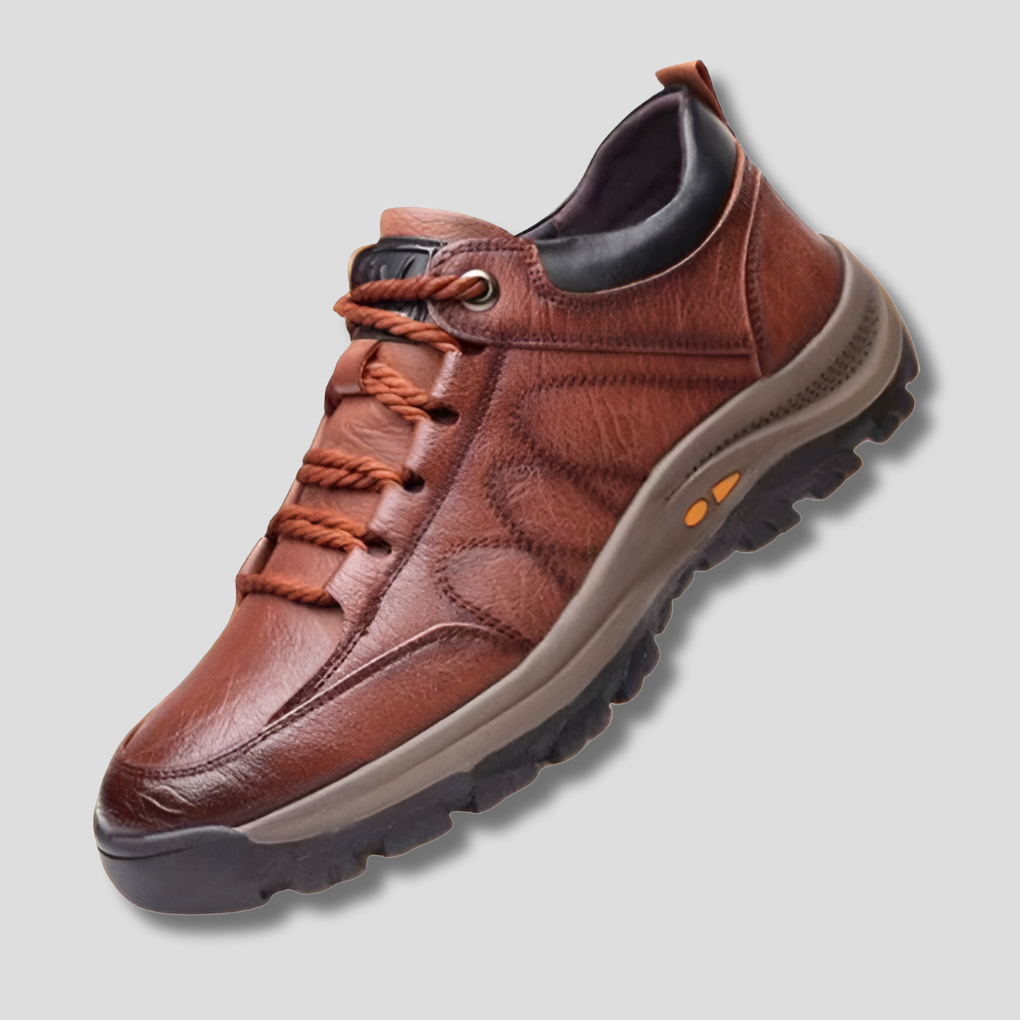 Men's Leather Shoes Designed for Balance