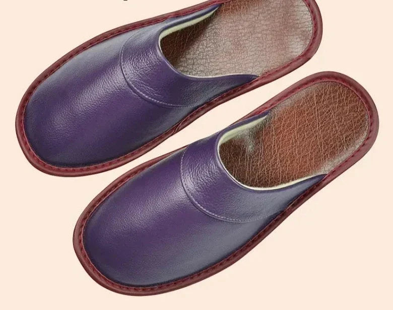 Men's Leather Slippers
